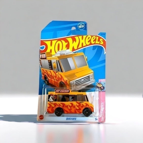 HOT Wheels Quick Bite Hot Chicken (Orange) 2022 Sweet Rides - Picture 1 of 14